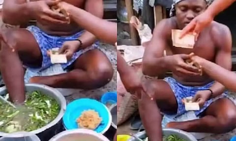 Scenes from the viral video (X)