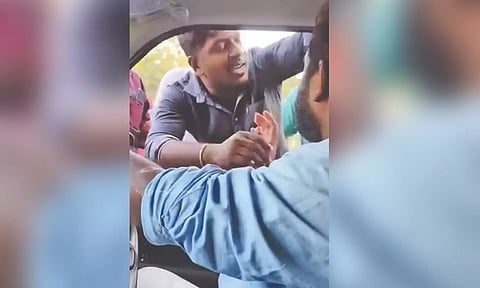 Screengrab of the viral video