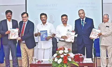 SRM IST Chancellor Dr Paarivendhar release ‘Essentials of ENT’ 