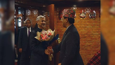 External Affairs Minister S Jaishankar, Nepal Foreign Minister NP Saud (X)