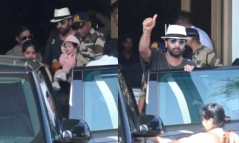 Ranbir, Alia and Raha. ANI