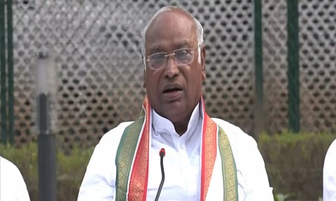 Congress president Mallikarjun Kharge (ANI)