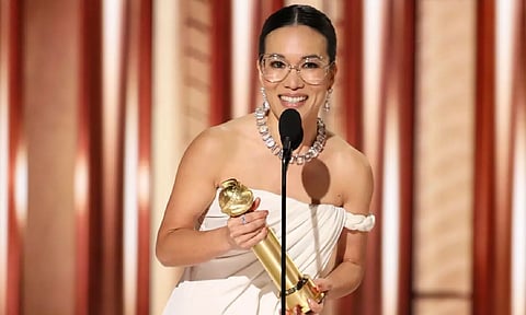 Ali Wong won the 2024 Golden Globe for Best Actress in a Limited Series for 'Beef'. (CBS)
