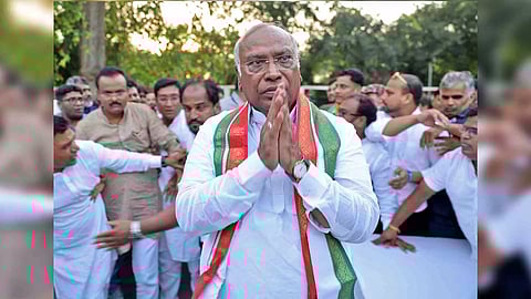 Congress president Mallikarjun Kharge (Reuters)