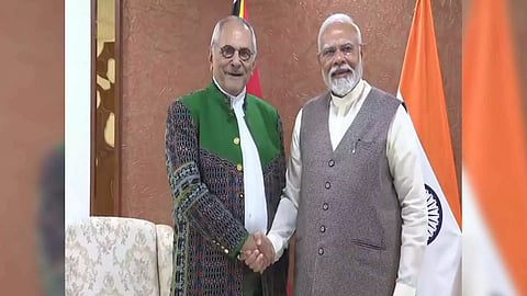 Timor-Leste President Jose Ramos-Horta with PM Narendra Modi (ANI)