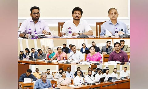  Udhayanidhi Stalin meeting with Khelo India Youth Games preparation