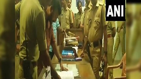 Police arrested Youth Congress Kerala state president Rahul Mankoottathil from his residence on Tuesday. (Photo/ANI)