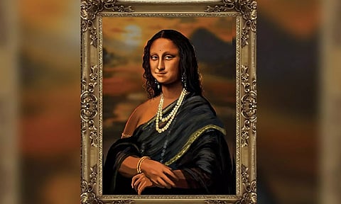Mona Lisa re-envisioned by Sowmya