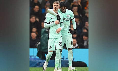 Chelsea midfielder Cole Palmer (L) (Photo: Chelsea/X)