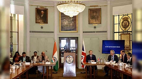  Defence Minister Rajnath Singh at roundtable (Photo/X)