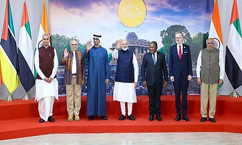 PM Modi at VGGS summit 2024 with world leaders (X)