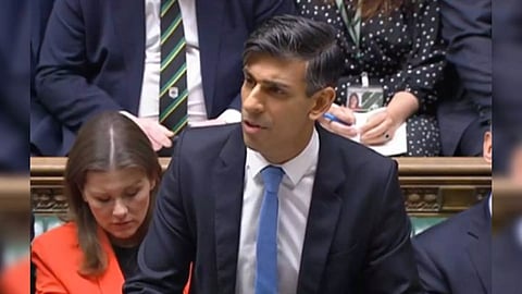 British Prime Minister Rishi Sunak