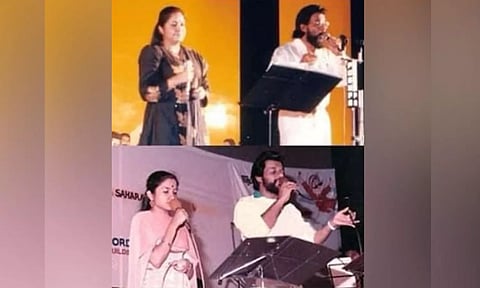 KS Chitra and KJ Yesudas (X)