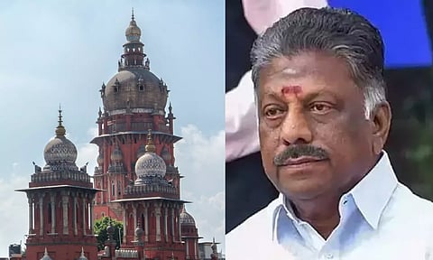 Madras High Court; O Panneerselvam (File)