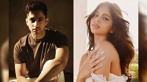 Actors Agastya Nanda and Suhana Khan