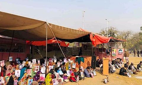 Baloch protest in Islamabad (X)