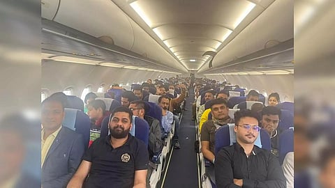 Passenger in IndiGo flight 6E 5319 which was diverted to Dhaka (ANI)