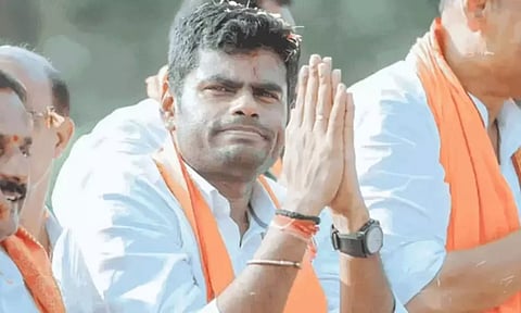 Tamil Nadu BJP chief Annamalai. Daily Thanthi