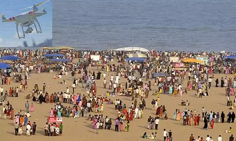 Kaanum Pongal: 3,000 cops deputed at Marina beach for protection