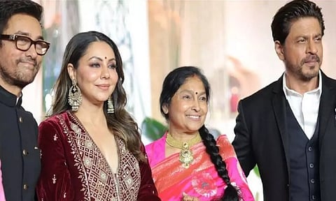 Aamir Khan, Gauri Khan, SRK (Instagram)