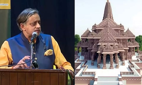 Shashi Tharoor; Ram temple