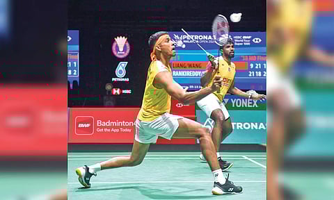 Chirag Shetty and Satwiksairaj Rankireddy put up a gallant fight in the final against their Chinese opponents