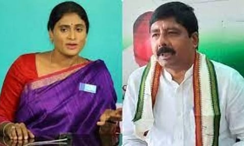 Gidugu Rudra Raju & Y.S. Sharmila (IANS)