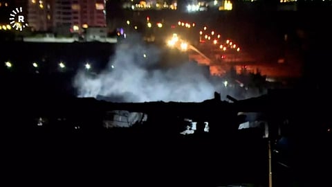 Visual from the spot (Photo/Reuters)