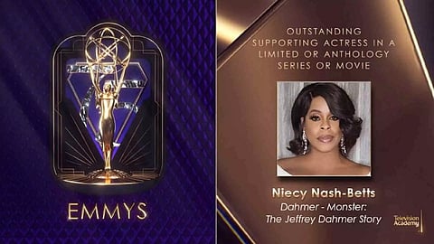 Actress Niecy Nash clinched the honour for Outstanding Supporting Actress Limited for Anthology Series (X)