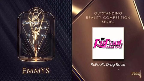 'RuPaul’s Drag Race' has won the Emmy for Outstanding Reality Competition Program (X)