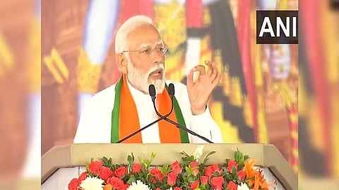 Prime Minister Narendra Modi in Kerala (Photo/ANI)