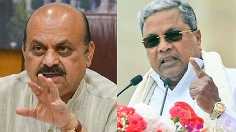 Senior BJP leader Basavaraj Bommai and Karnataka Chief Minister Siddaramaiah (Photo/IANS)
