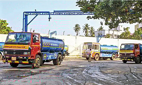 Where pipes gush air, not water