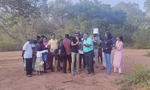 Bird census in progress on Tamil University campus