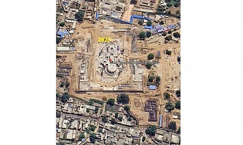 Ram Mandir built on same site as Babri Masjid
