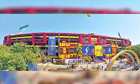 Jawaharlal Nehru Stadium in Chennai