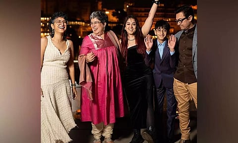 Kiran Rao, Reena Dutta, Ira Khan, Azad, Aamir Khan