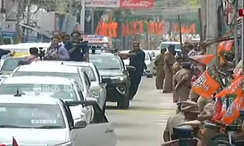 Modi leaves for Rameswaram Ramanathaswamy Temple