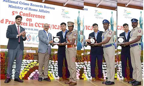 Three TN cops was awarded for the implementation of the CCTNS/ICJS project in 2023