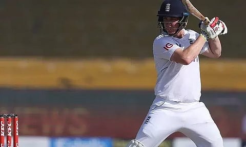 Right-handed batter Harry Brook 