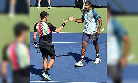 Rohan Bopanna and Matthew Ebden duo (ANI)