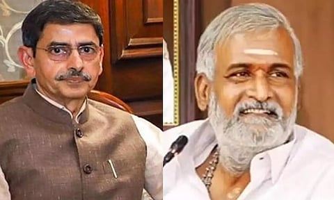 Governor RN Ravi; PK Sekarbabu