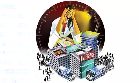 Saving lives by working to death