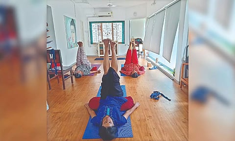 Vijaya’s yoga studio