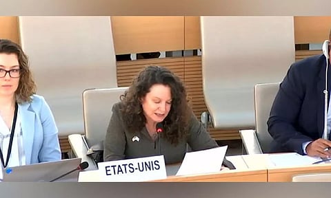 American diplomat Michèle Taylor in Geneva. (Photo: UN)