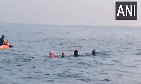 Ocean cleaning awareness campaign held in Chennai (Photo: ANI)