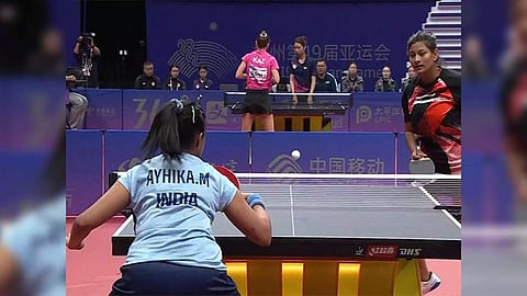 Ayhika Mukherjee in action (SAI Media/Twitter)