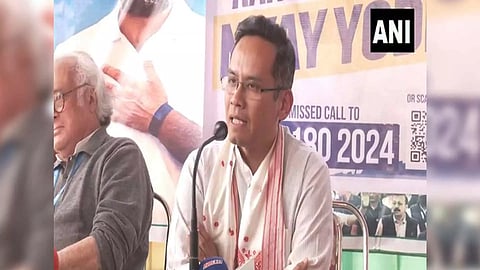 Congress MP Gaurav Gogoi (Photo/ANI)