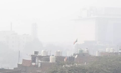 IGI Airport T3 witnessed PM2.5 levels at 320. (IANS)