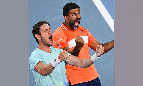 Matthew Ebden and Rohan Bopanna (ANI)